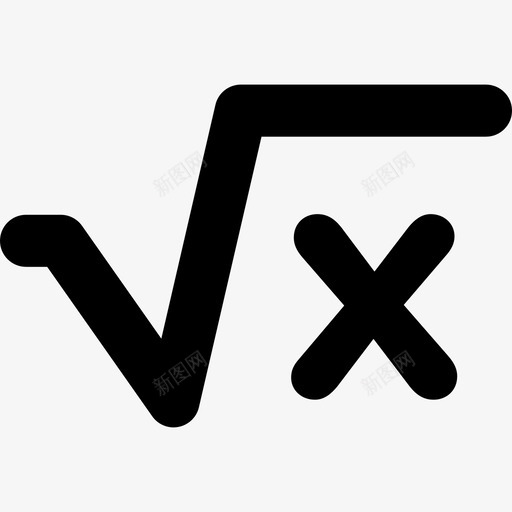 X数学符号的平方根mathbert数学图标svg_新图网 https://ixintu.com X数学符号的平方根 mathbert数学