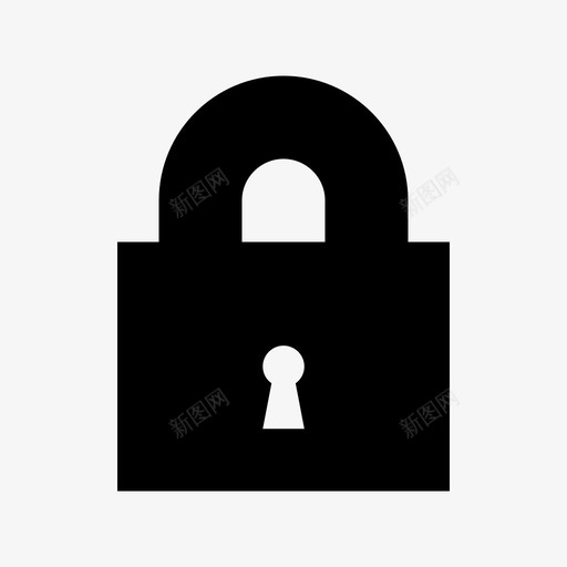 锁安全隐私图标svg_新图网 https://ixintu.com 保持 出售 否 安全 挂锁 犯罪和安全材料设计图标 粗体 金色 锁 锁定 隐私