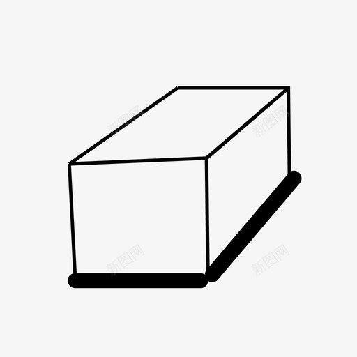 倒置的盒子苏斯的图标svg_新图网 https://ixintu.com 倒置的盒子 苏斯设计的图标