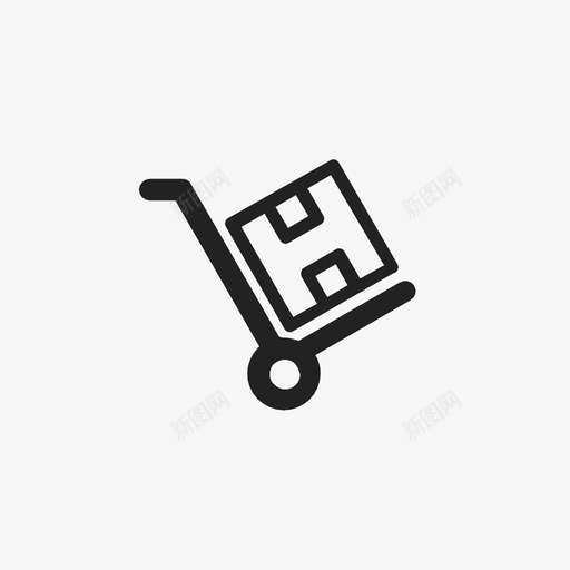 包装装运邮资图标svg_新图网 https://ixintu.com 包装 物流 礼品 箱子 装运 货物 运输 送货 邮资