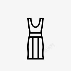 办公室派对服装休闲时尚图标高清图片