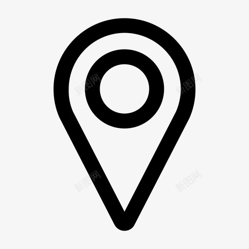地图标记图标指针来源svg_新图网 https://ixintu.com gps 位置 地图指针 地图标记图标 定位销 指针 指针标记干净图标 来源 目的地 谷歌地图