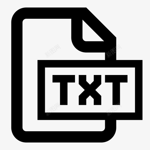 txt文件文档文件扩展名图标svg_新图网 https://ixintu.com txt文件 word 文件扩展名 文件类型 文本 文本文件 文档 纸张