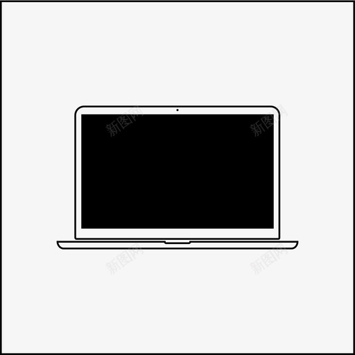 笔记本电脑苹果笔记本电脑图标svg_新图网 https://ixintu.com 笔记本电脑 苹果笔记本电脑