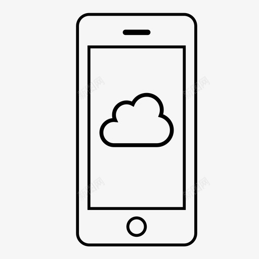 云服务线框用户界面图标svg_新图网 https://ixintu.com 云服务 共享 存储 数据 无线 用户界面 电话 电话用户界面线框集 线框 设计 连接