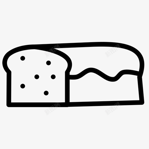 面包饭食物图标svg_新图网 https://ixintu.com 吃 复活节 小麦 晚餐 烘焙 面包 面包房 食物 饭