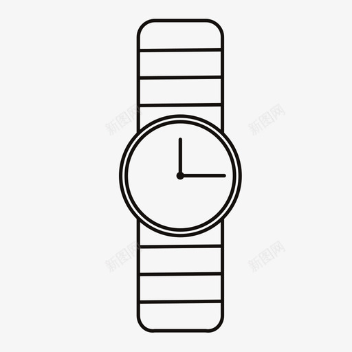 手表沿街时钟图标svg_新图网 https://ixintu.com 手表 时尚 时钟 时间 沿街 派 粘乎乎的 补充