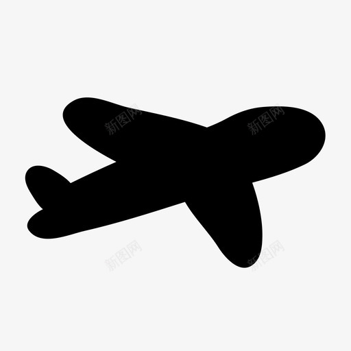 飞机已售出不图标svg_新图网 https://ixintu.com 不 保留 已售出 粗体 运输 飞机 黄金