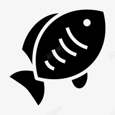 鱼招牌海鲜图标图标