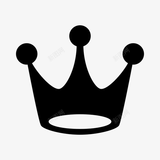 皇冠国王王国图标svg_新图网 https://ixintu.com 国王 注解 王后 王国 皇冠 皇室 统治者