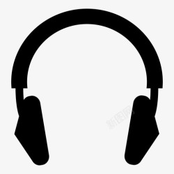 点击声音耳机音乐听图标高清图片