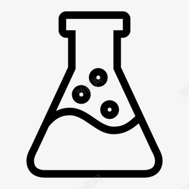 化学烧瓶量杯化合物图标图标