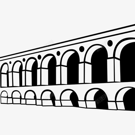 arcosdalaparows里约热内卢图标svg_新图网 https://ixintu.com arcosdalapa rows 巴西 建筑 拱门 旅游点 立柱 设计 里约热内卢