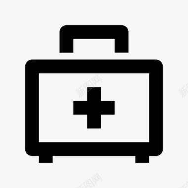 急救箱医疗箱医疗救助图标图标