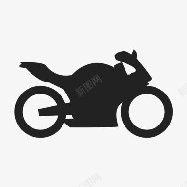 摩托车自行车比赛图标图标