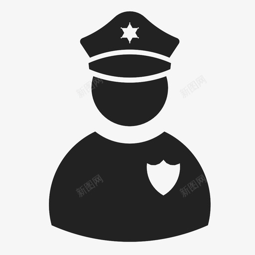 警察保安警官图标svg_新图网 https://ixintu.com 保安 律师 欠费 毒品 汽车 袭击 警官 警察 辩护