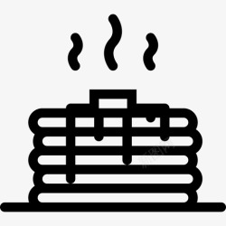 咖啡厅展示薄饼展示品甜品图标高清图片