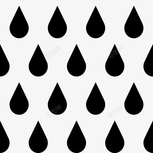 雨滴图案重复相反图标svg_新图网 https://ixintu.com 图案 排除 痛苦 相反 纹理 重复 雨滴图案 静止