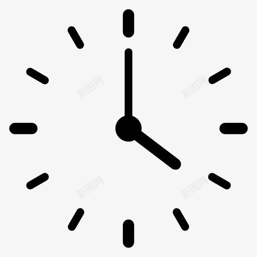 时钟支票小时图标svg_新图网 https://ixintu.com 内德尔 分钟 墙 小时 手表 支票 时钟 时间 术语