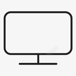 LED触摸屏显示器触摸屏投影图标高清图片