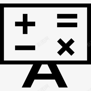 数学课堂白板符号学术2图标图标