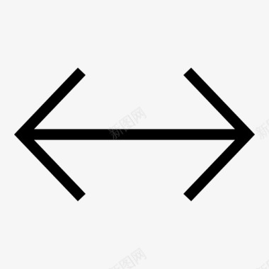 水平箭头减法符号图标图标