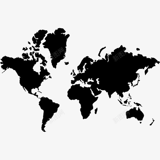 世界地图行星位置图标svg_新图网 https://ixintu.com 世界和大陆地图 世界地图 位置 全球 国际 地理 洲际 行星
