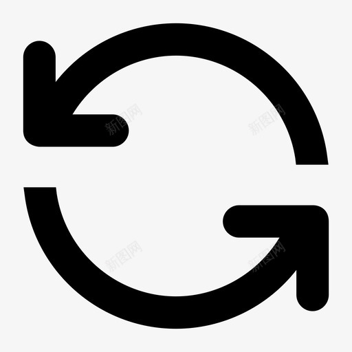 更新信息图标svg_新图网 https://ixintu.com 下载 信息 同步 回收 播放 新数据 更新 长