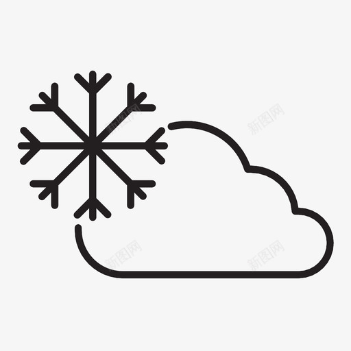 下雪天气预报图标图标免费下载-图标0yqukqakw-新图网