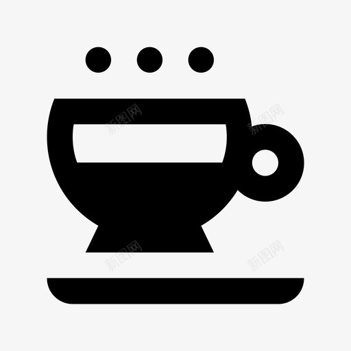 茶杯热茶凉茶图标svg_新图网 https://ixintu.com 凉茶 咖啡 水 热茶 绿茶 美容和spa材料设计图标 茶杯