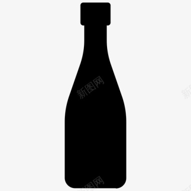 酒瓶红的开的图标图标