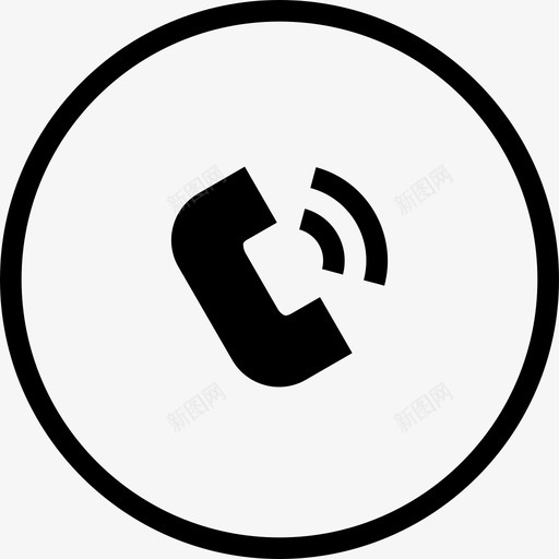 手机音量浪涌图标svg_新图网 https://ixintu.com 手机 扬声器 振荡 无线 最新技术 浪涌 用户界面圆形实心卷2 移动 音量