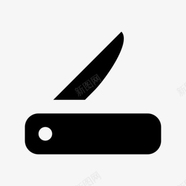 小刀犯罪和安全材料标图标图标