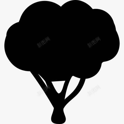 树的形状自然树的图标svg_新图网 https://ixintu.com 树的图标 树的形状 自然