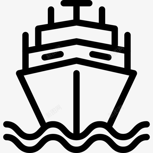 船车辆运输图标svg_新图网 https://ixintu.com 油轮 游艇 航运 船 货物 车辆 运输 运输线图标 邮轮
