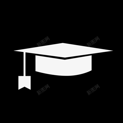 毕业帽在一个广场教育学术2图标svg_新图网 https://ixintu.com 学术2 教育 毕业帽在一个广场