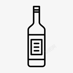 新杯子酒瓶伏特加高图标高清图片
