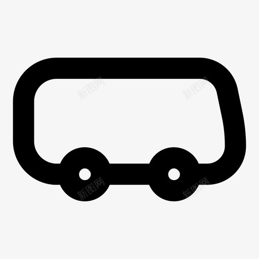 公共汽车面包车城市图标svg_新图网 https://ixintu.com 公共 公共汽车 城市 旅行 汽车 汽车巴士 箱式卡车 车轮 运输 运输轮廓粗体 面包车
