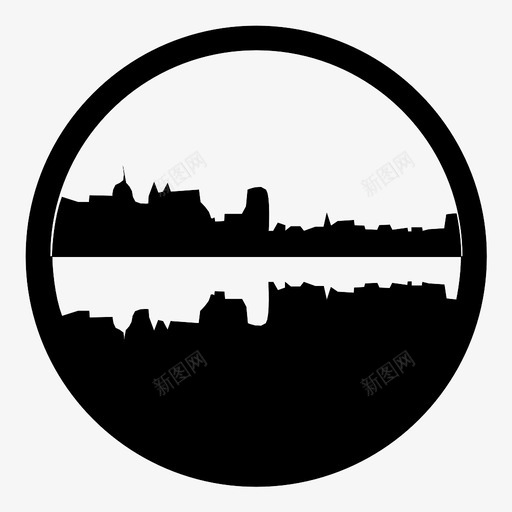 城市与城市书籍的象征图标svg_新图网 https://ixintu.com 书籍的象征 城市与城市