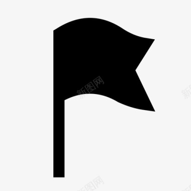 旗帜警戒服装图标图标