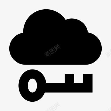 云密钥安全隐私代码图标图标