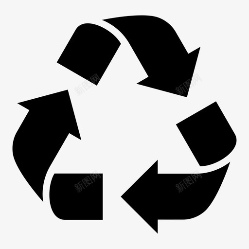 回收出售旋转图标svg_新图网 https://ixintu.com 不 保留 出售 回收 回收站 垃圾 旋转 箭头 粗体 黄金