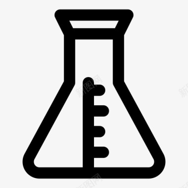 erlenmeyer烧瓶化学容器图标图标