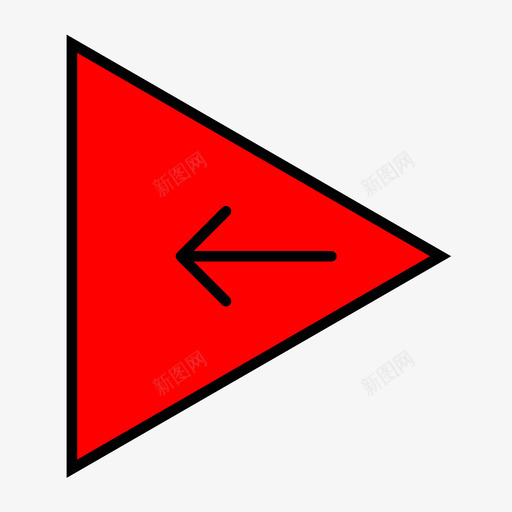 左箭头方向转弯图标svg_新图网 https://ixintu.com 上一个 导航 左箭头 方向 旁边 标志 箭头左方向上一个 转弯