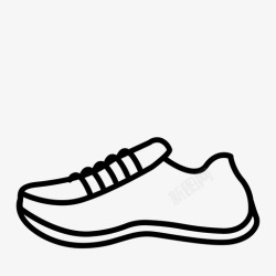 高帮跑鞋跑鞋运动鞋篮球鞋图标高清图片