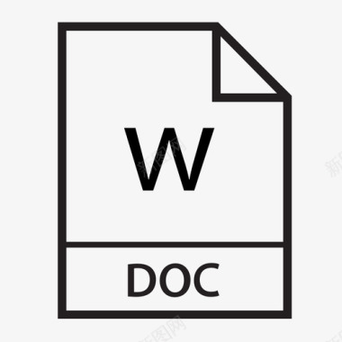 文档文件worddoc标记图标图标