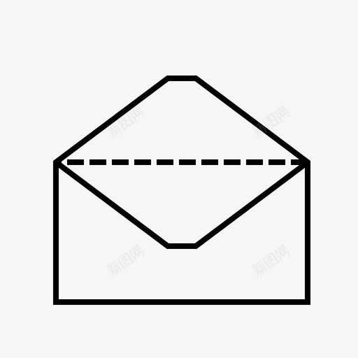 信封封面电子邮件图标svg_新图网 https://ixintu.com 信使 信封 封面 消息 电子邮件 硬拷贝 邮寄 阅读邮件