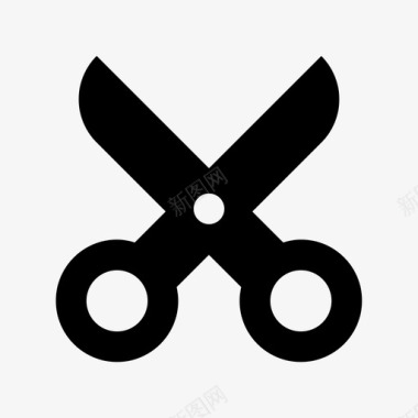 剪刀工具修剪机图标图标
