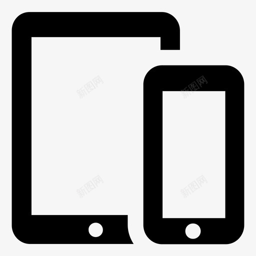 设备按钮携带图标svg_新图网 https://ixintu.com ipad iphone 屏幕 平板电脑 手机 按钮 携带 符号第五卷 设备