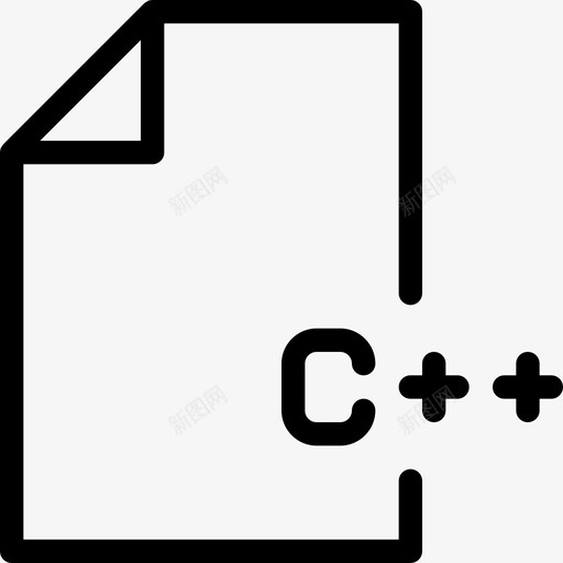 cplusplus编程行图标svg_新图网 https://ixintu.com cplusplus 编程行图标